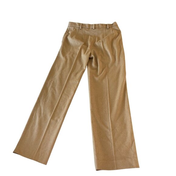 Max Mara Womens 100% Camel Hair Pant Suit Size 12 Corda Relaxed Classic - Picture 8 of 16